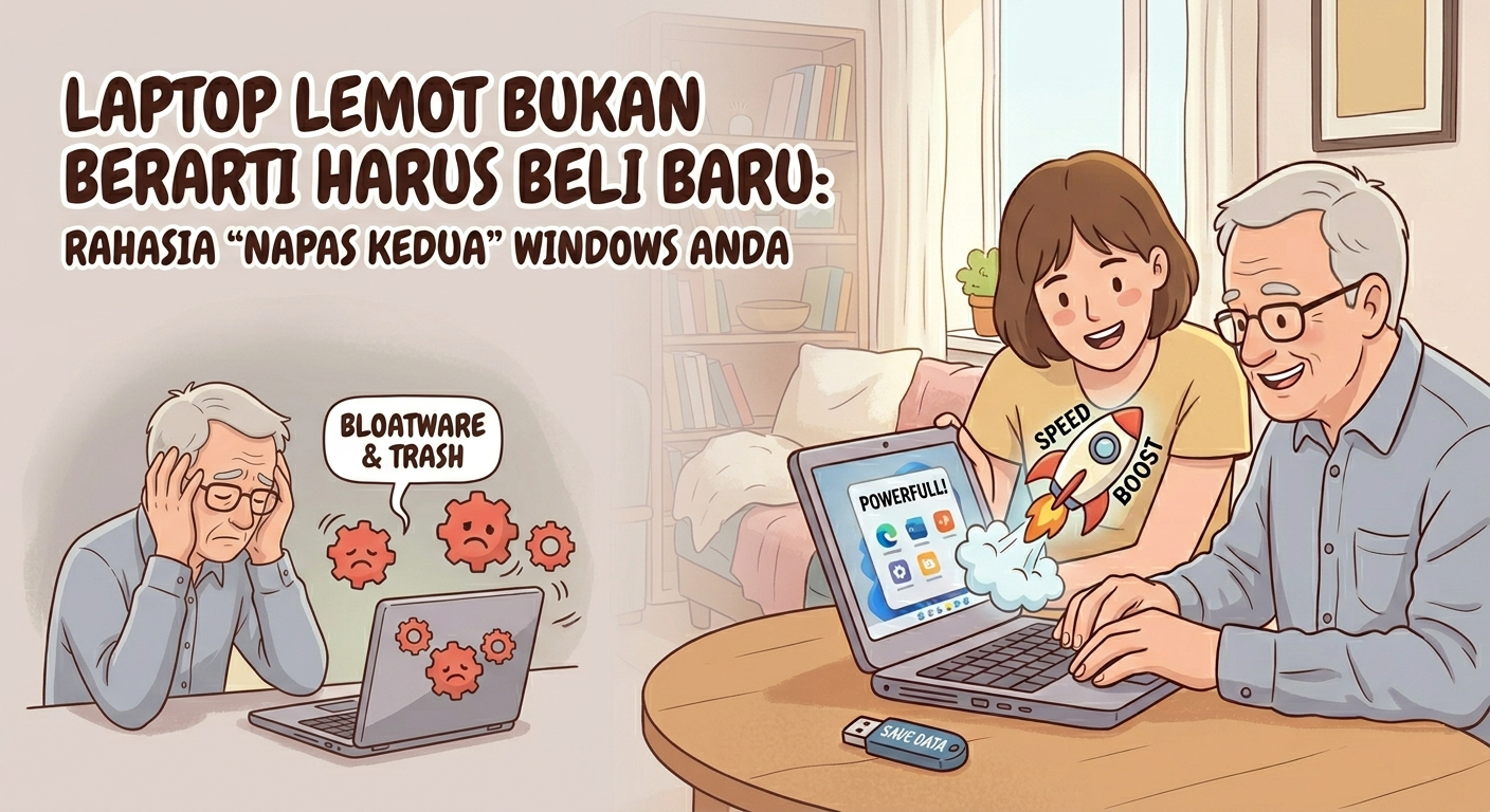 Laptop Lemot Bukan Berarti Harus Beli Baru: Rahasia "Napas Kedua" Windows Anda